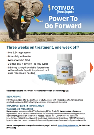 Healthcare Professional Resources - FOTIVDA Dosing Guide